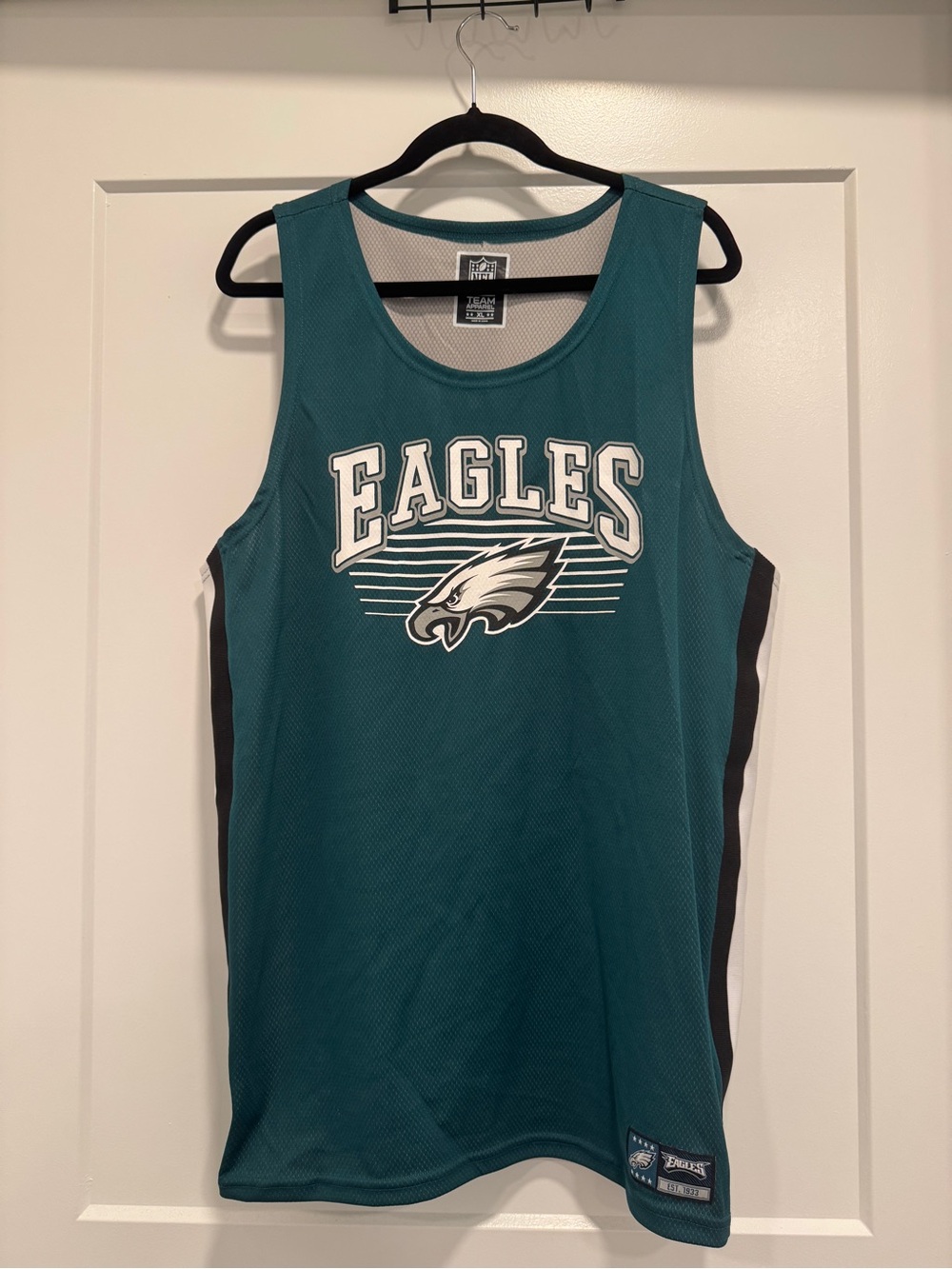 Philadelphia Eagles Teal Mesh Jersey Tank Top